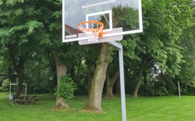 Neuer Basketballkorb